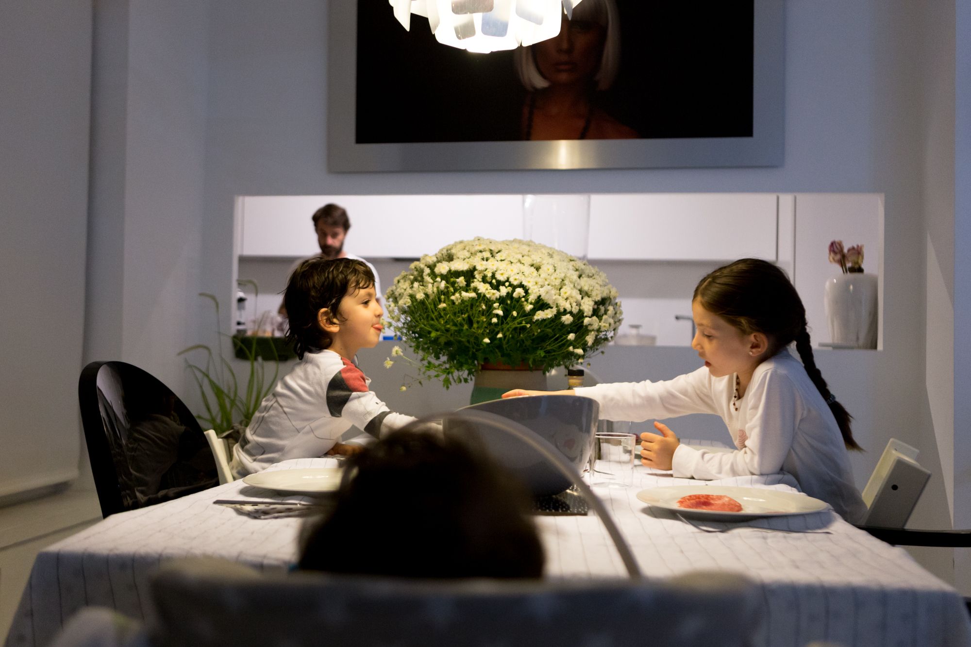 cena en familia